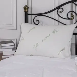 Bamboo Memory Foam Pillow with Removable Cover