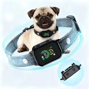 Anti-Bark Collar – USB Rechargeable, 7 Sensitivity Levels, No Shock, Safe & Waterproof, Adjustable Nylon for Small to Large Dogs, Ideal for Training & Behavior Correction