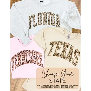 LEOPARD Choose Your State Graphic Top