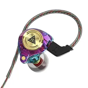 HIFI QKZ AK3 Portable Wired In-Ear Earphone, Wired Headphones With Mic, HiFi Subwoofer Noise Cancelling Wired Earphones for Game Sports, 3D Stereo Sound Headphones For Gym& Sports & Game, Headphones8D Audio, Electronic Audio Earbud