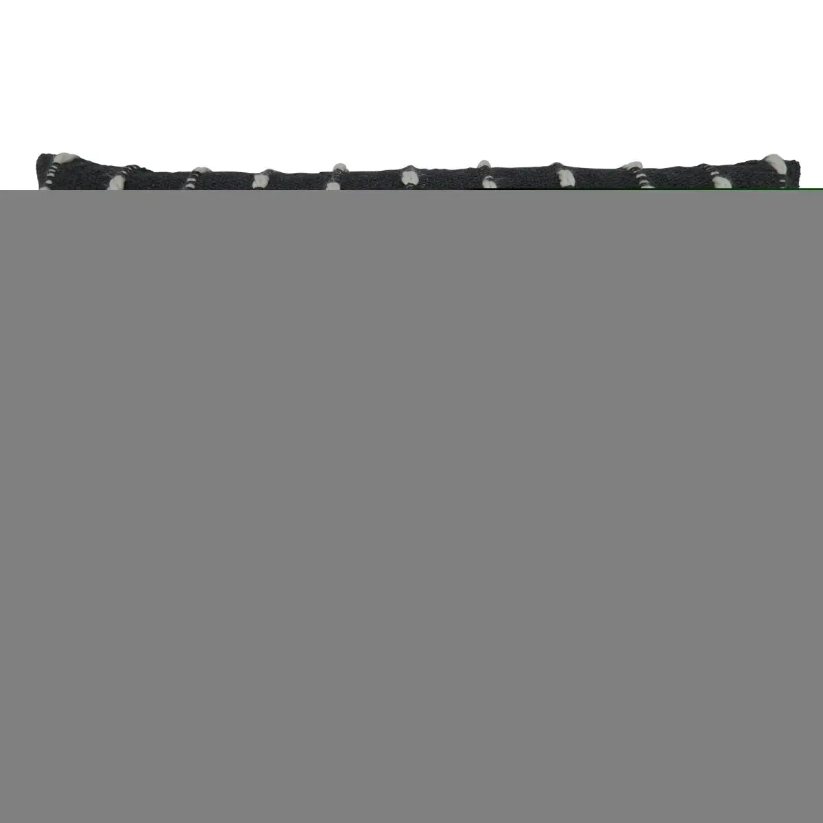 Saro Lifestyle 260.BK1624BD Oblong Shape Down-Filled Pillow, 16x24 in, Black, 20% Acrylic-Cotton Blend, Machine Washable, Medium Iron Safe, Imported