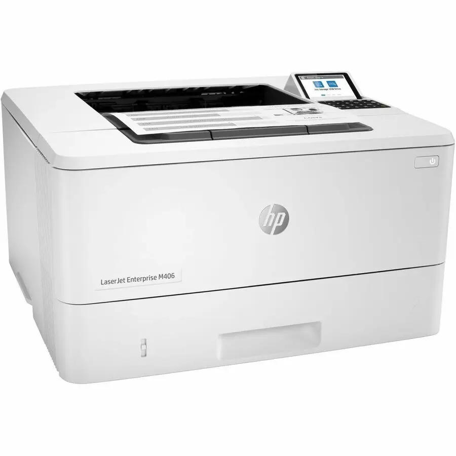 HP LaserJet Enterprise M406 M406dn Desktop Laser Printer Monochrome, 3PZ15A