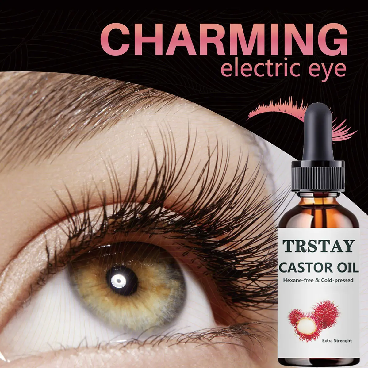 Essential Oil-Infused Hyaluronic Moisturizing Eyebrow Essence, Normal Skin, Non-Greasy, Deep Hydration, Promotes Healthy Growth, Enhances Natural Shape, Single Item, One Size, Bottle Moisture Hydrating
