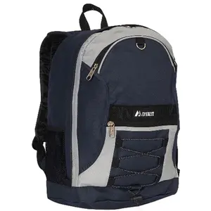 212 MAIN Everest 17 in. 2-Tone Backpack, Featuring Mesh Pockets, Key Holder, and Bungee Strap, Two-Tone