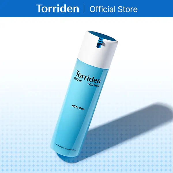 [Torriden Official] DIVE IN FOR MEN All-In-1 Moisturizer 6.76 Fl. Oz.. (200mL) - Men's Facial Cream Lotion with Hyaluronic Acid, Panthenol, Lightweight Finish, Gentle for Sensitive Skin