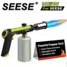 SEESE Powerful Propane Torch (Propane Tank Not Included),Culinary Propane Torch Lighter, Adjustable Blow Torch for Sous Vide Searing Steak, BBQ, Halloween gifts