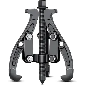 3 Jaw Inner Bearing Puller, Pilot Bearing Gear Puller for Auto with Reversible Jaws, Heavy Duty Gear Extractor Tool for Automotive Wheel, Pulling Kit for Motorcycle Car SUV