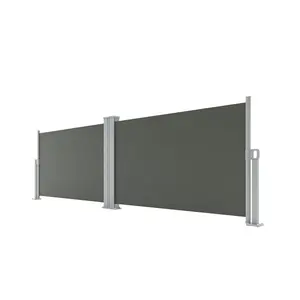 Garvee Retractable Side Awning for Patio - Water and UV Resistant Outdoor Privacy Screen, Foldable Garden Divider for Enhanced Outdoor Comfort and Privacy