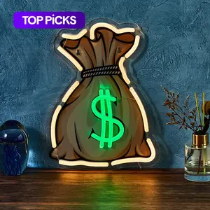 Neon Money Bag LED Light Strip for Indoor Game Room Bar Party Decoration, Christmas New Year Gift, USB Powered Neon Sign Lamp, Decorative Neon Light #TOP PICKS