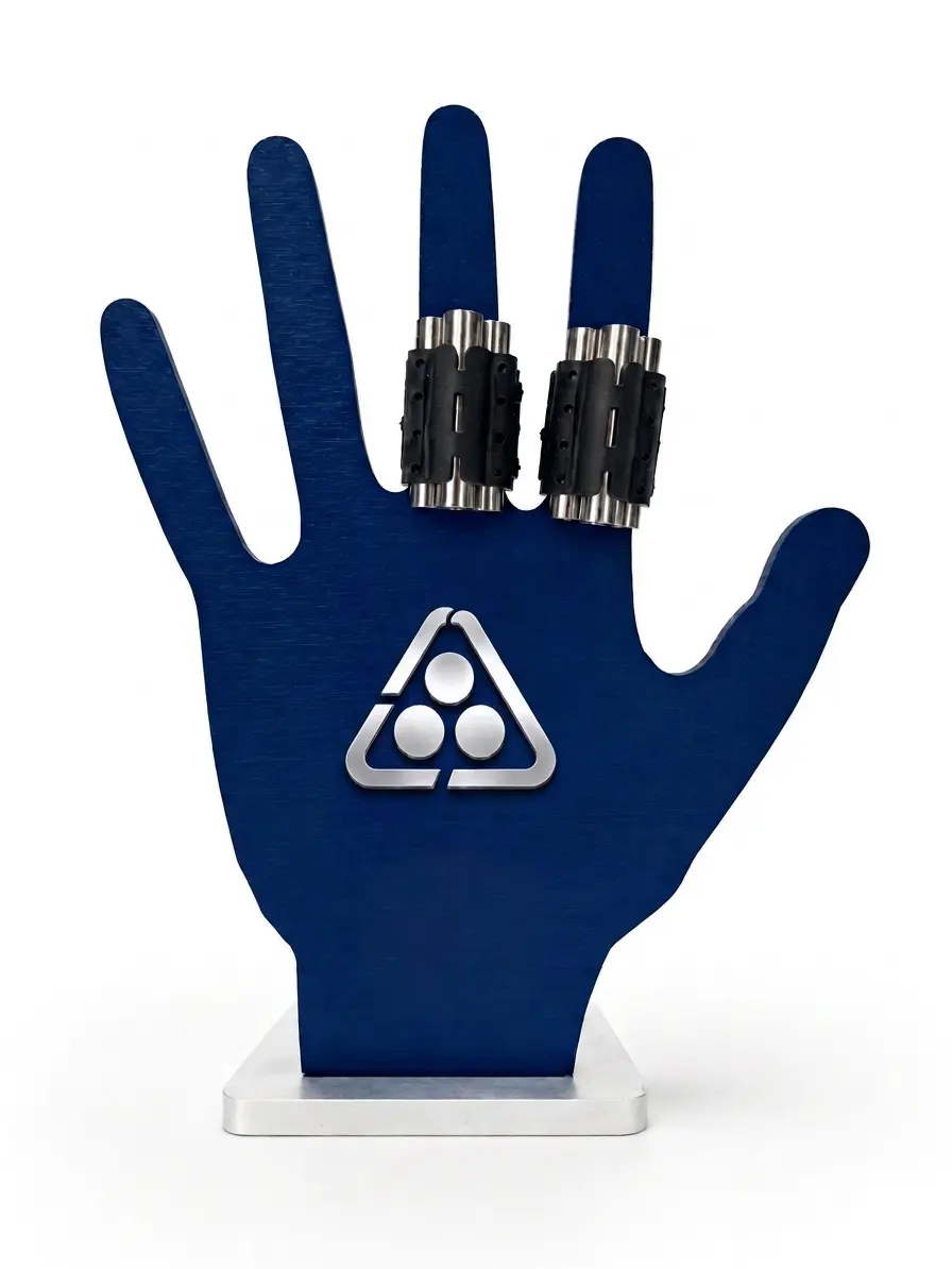 FingerDynamix Finger Weights 2-Pack, Adjustable Weights Hand Exercisers for Unisex Adults - Grip Strength, Hand Dexterity Training, One-Size-Fit-Most