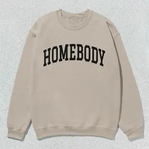 Homebody Sweatshirt – Unisex Collegiate Crewneck, Cozy Loungewear Sweater, Introvert Aesthetic Gift