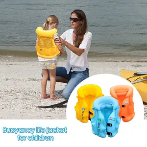 Children's Inflatable Buoyancy Life Jacket, Anti-Reverse Swim Vest for Beginner Swimmers