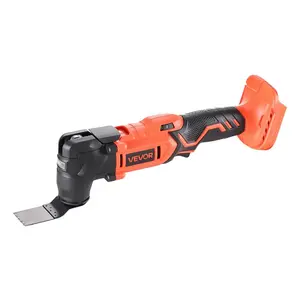 VEVOR Cordless Oscillating Tool, 20V Multitool Oscillating Tool with 6 Variable Speeds 8500 - 17000 OPM, 3.2 Oscillating Angle, 8PCS Saw Accessories LED Work Light (Battery Pack Not Included)