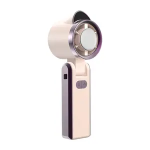 D28 Upgrade Ice Pack Cooling Portable Travel Fan Mini Pocket Handheld Rechargeable Turbine Battery Powered USB High Speed Fan for people