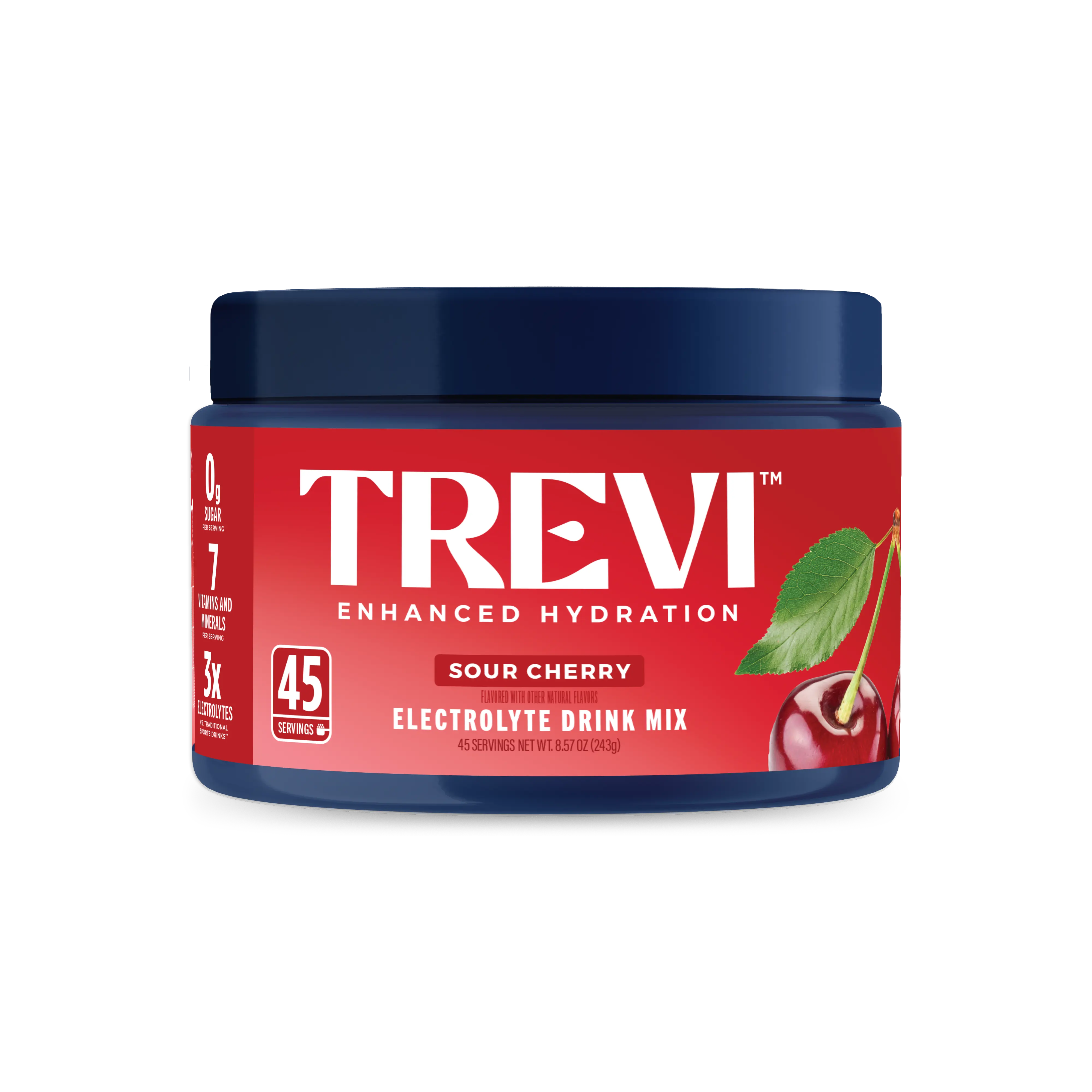 Everyday Hydration: 45 Serving Tub Sugar Free Electrolyte Drink Mix: Sour Cherry