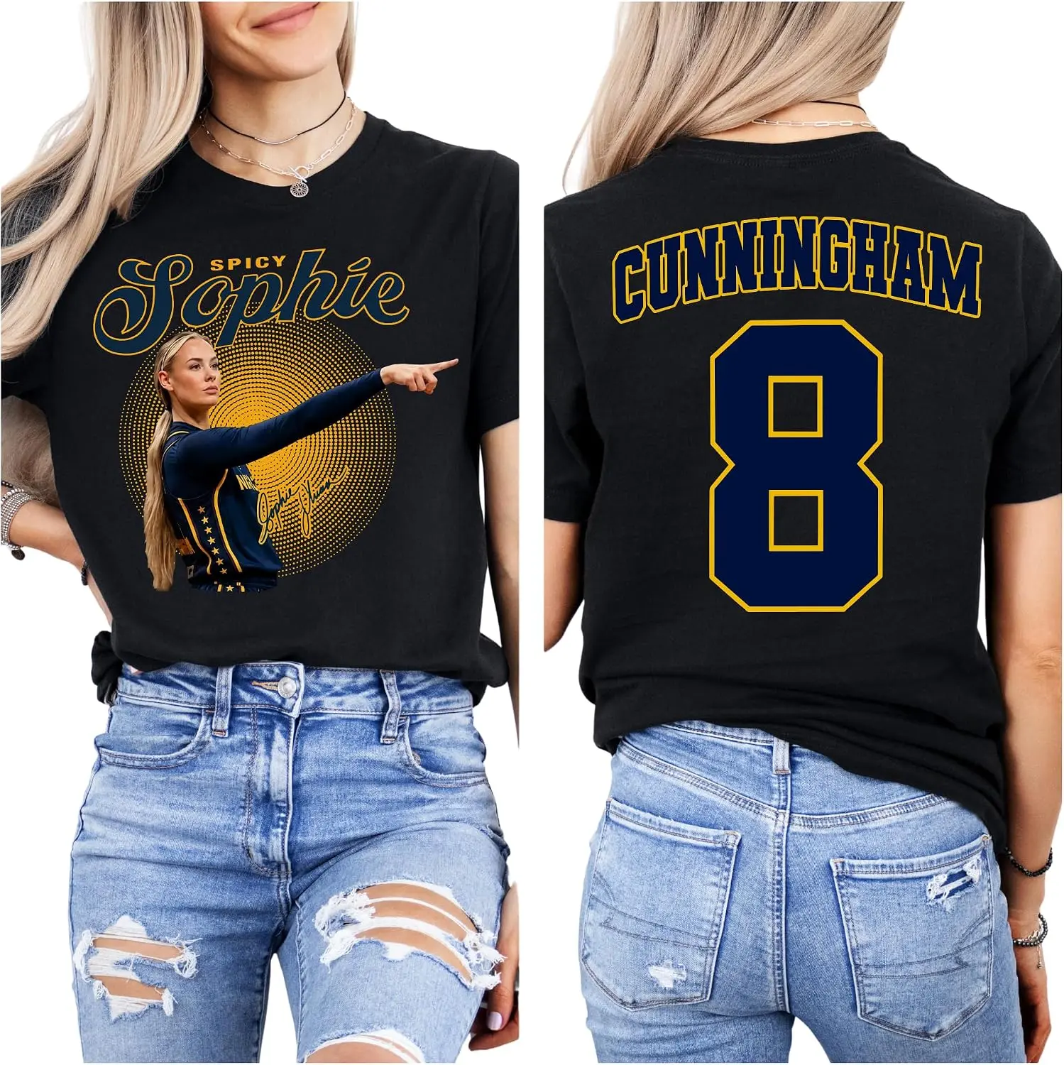 Sophie Cunningham 8 Women Basketball Vintage T Shirt,Sophie Pointing Point God Shirt for Men Women