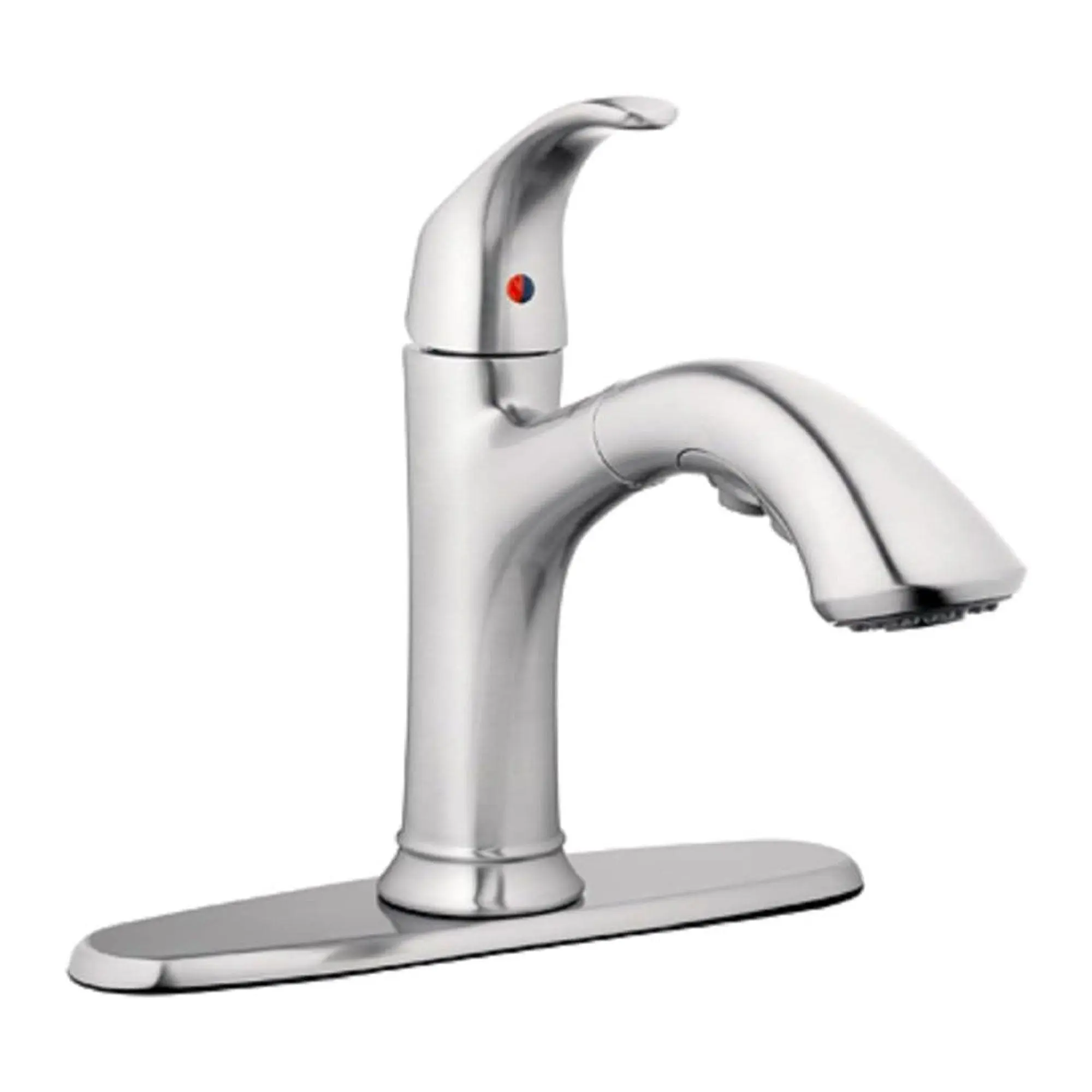 HomePointe Single Loop Handle Kitchen Faucet With Pull-Out Spray, Brushed Nickel HomePointe Single Loop Handle Kitchen Faucet With Pull-Out Spray, Brushed Nickel