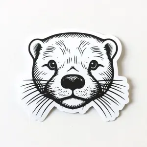 Remy the Seacat Sticker - Playful Otter Design for Laptops, Water Bottles and More