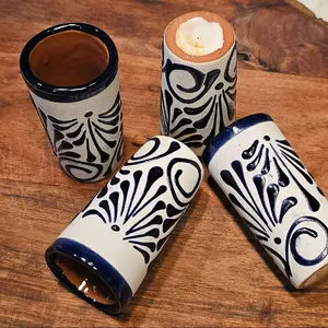 Mexican SHOT glasses Artesanal (1 pc) 2oz Unique Design Mexican SHOT glasses Artesanal (1 pc) 2oz Unique Design