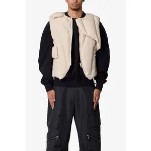mnml Padded Vest - Off White
