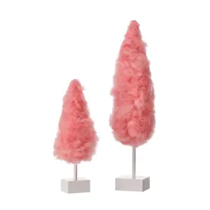 Valerie Parr Hill 2-Piece 8" & 12" Cotton CandyTrees Set