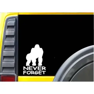 Gorilla Never Forget Harambe *J715* 6 inch Decal Sticker