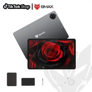 【SummerVibes】2026 BMAX-i10PLUS 10.1"  new smart AI Android 16 Octa-Core tablet bundle 6 in 1 with Keyboard Case Stylus Type-C Charging,Adapter and headphones,Bluetooth 6000mAh Battery 5GWIFI Multitasking ,for work,games,study,Mother's Day Gift