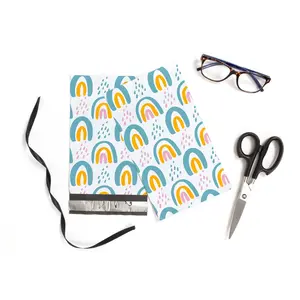 Boho Rainbow Polymailers - 6"x9" - Ideal for Shipping & Mailing