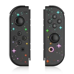 Wireless Game Controller for Switch, Dual Vibration & 6-Axis Sensor, One-key Wake-Up & Screenshot Function, ABS Joypad, Compatible with Switch/Lite/OLED