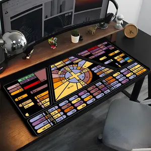 Starship Blueprint Star Trek Mouse Pad High Quality Natural Rubber Mouse Pad The Most Professional Washable Laptop Mouse Pad Gaming Mouse Pad