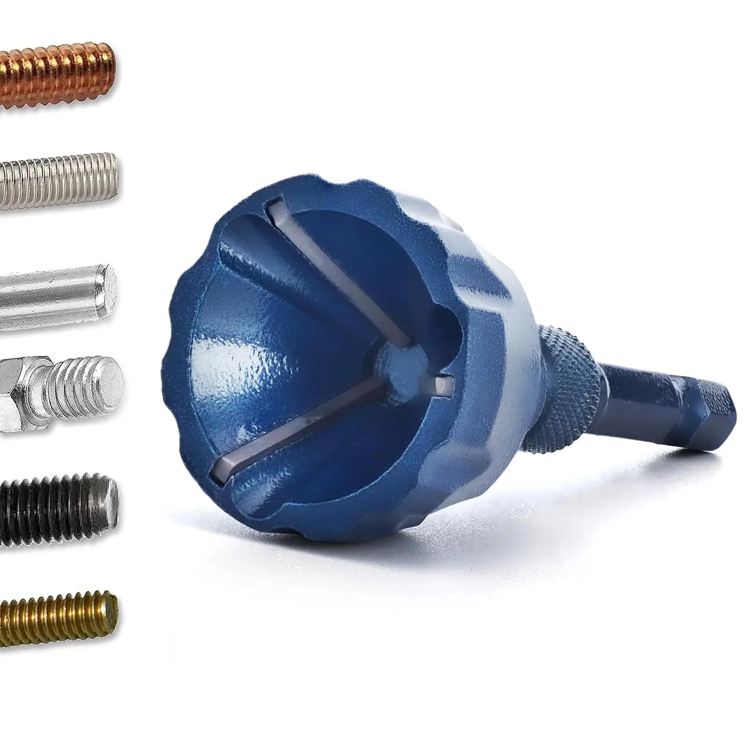 One screw deburring and chamfering tool, deburring outer chamfering tool, outer circle chamfering knife, screw repair tool, thread repair and edge grinding tool, bolt repair tool includs precision