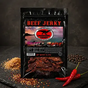 Sweet & Spicy Beef Jerky - Dried Snack with Flavor Profile