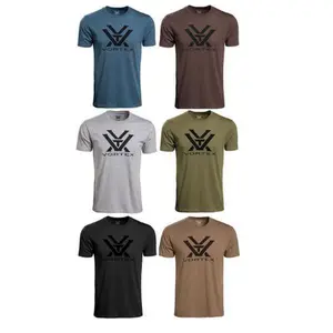Vortex Optics Core Logo Short Sleeve T-Shirt MensOutdoors Camping Shirt, Casual Clothing, Menswear, Womenswear Cotton Top