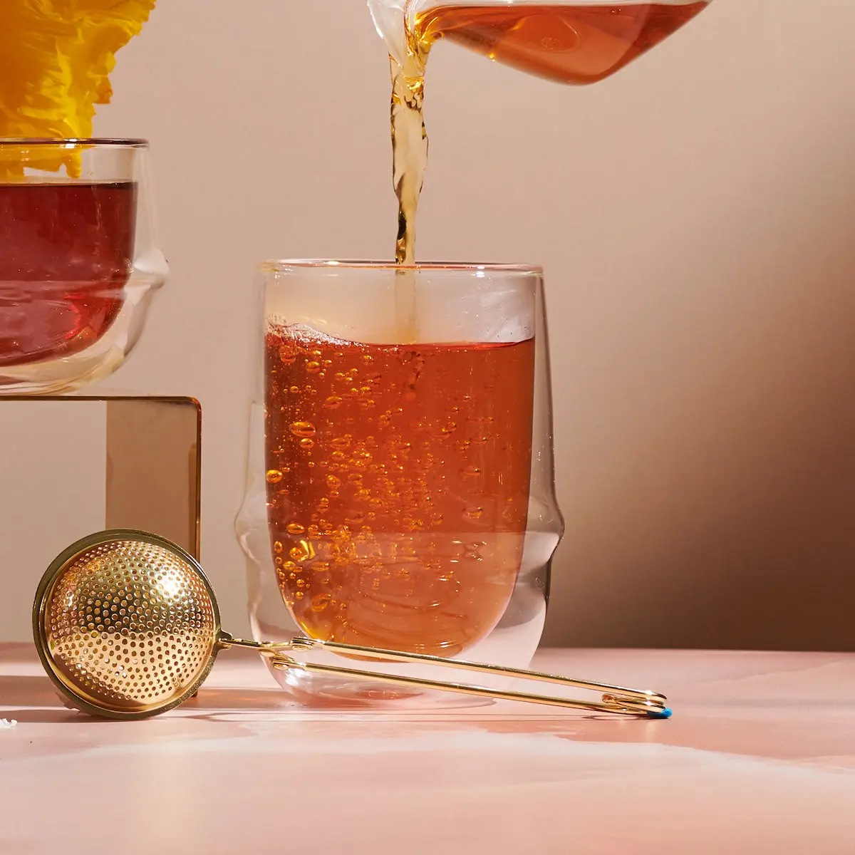 Kinto Double-Walled Iced Tea Glass: 350mL