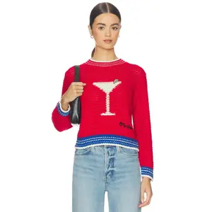 MOTHER The Mini Pullover in Bottoms Up