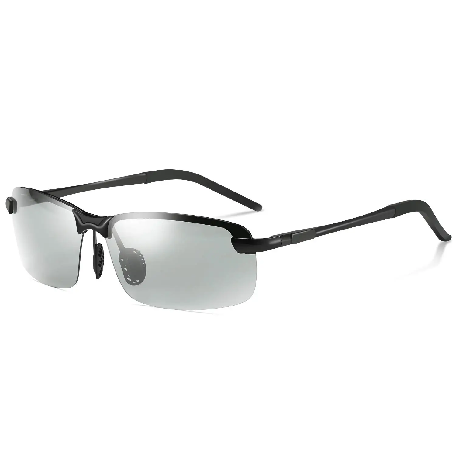 Photochromic Sports Sunglasses with Polarized Lens for Men and Women Outdoor Driving Cycling Fishing 100% UV400 Protection Anti Glare Eyeglasses Outdo