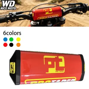 WD NICE MOTO Motorcycle Square Handlebar Pad Covers, Chest Protector Pad Accessories, Fit 1-1/8 Handlebar, Motocross Dirt Pit Bike Modified Parts, Motorbike