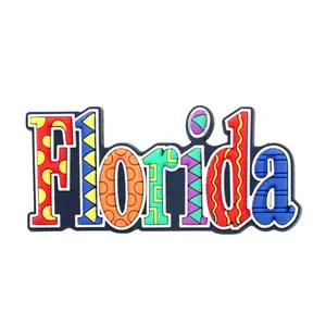 Florida Festive Multicolor Letters Fridge Souvenir Magnet