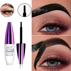 Easy Eyebrow Gel-Waterproof &Sweatproof, Long-Lasting Black or Brown TattooTint, Film Forming, Medium Coverage for All SkinTypes big deal mascara semi-permanent eyebrow tattoo gel paste pencil tint Makeup Daily eyebrow pencil eyebrow gel