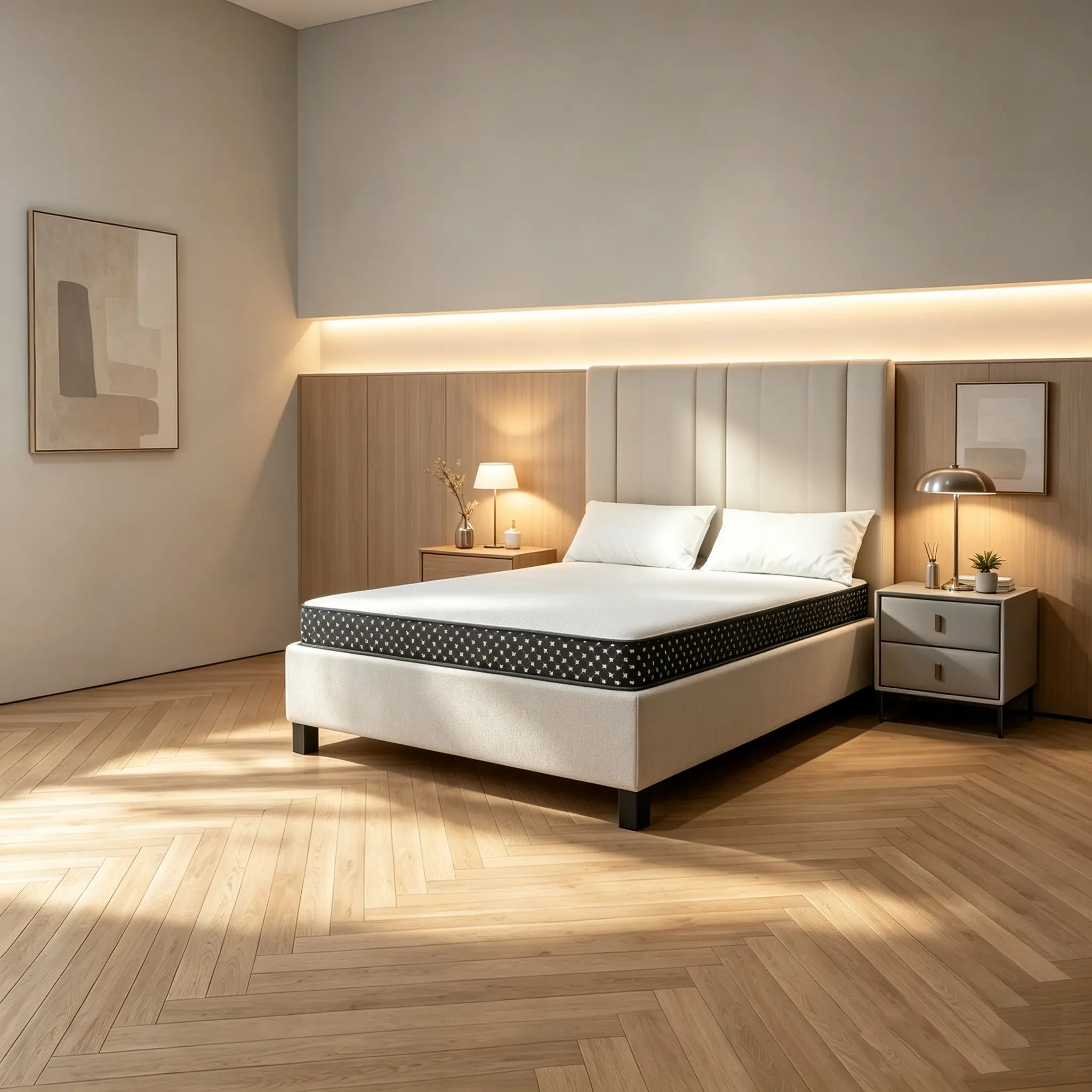 [Bellemave]Twin/Twin XL/Full/Queen/King/6 inches Quilted Foam Firm  Mattress