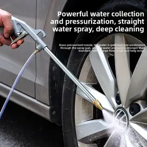 Pneumatic cleaning gun, high-pressure spray gun, car engine oil, dirt, water, and air dual-purpose adjustable air pressure dust