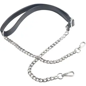 Purse Chain Strap Adjustable - Replacement for  Crossbody Bag, 55 Inches (Black/