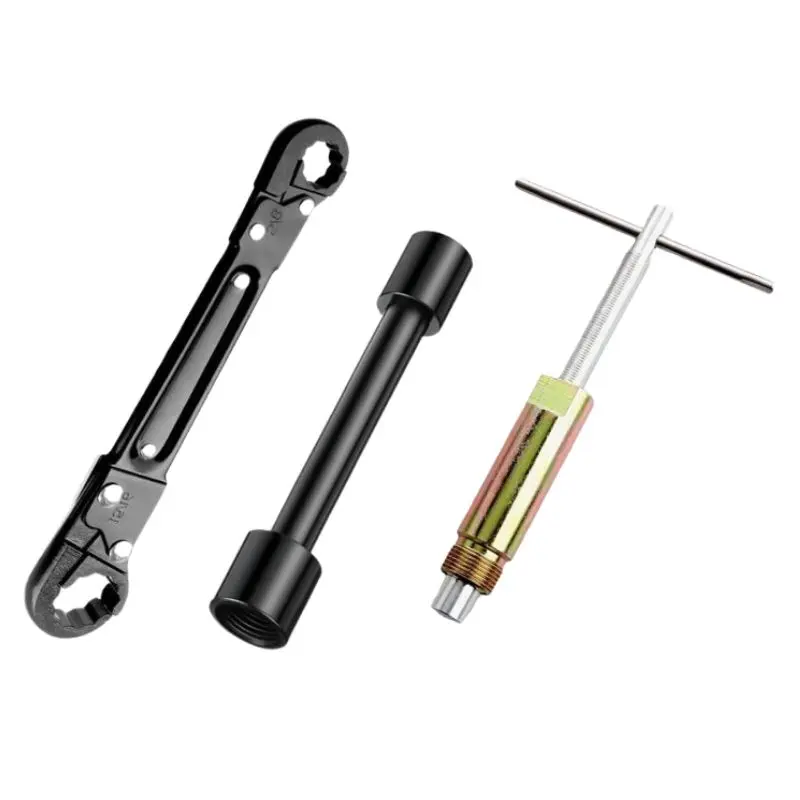 RDS SCM 2-Pack Compression Sleeve Puller Tool – Lever-Action Nut & Ferrule Remover with Auto Pull, Hex Bit & T-Handle for 1/2" Fittings, Corrosion-Resistant for Seized Supply Stops Adjustable Wrench