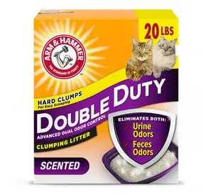 Arm & Hammer Double Duty Advanced Dual Odor Control Clumping Litter Pack Size 20lbs