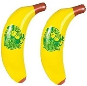 🍌 Jumbo Inflatable Bananas – Set of 12 Giant Party Props