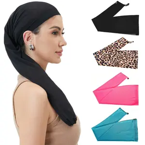 Hair Weave Sleeve for, Stretchy Hairweave Sleeve for with Elastic Band, 1 pcs Breathable Wig Cap Hair Accessory with Drawstring (Black)