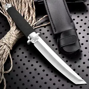 Household Stainless Steel Kitchen Chef Meat Knife Fruit Knife with Ergonomic Handle and Protective Sheath