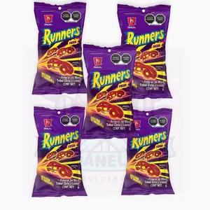 Barcel Runners Fuego 5-Pack Snack Chips - Mexican Crispy Snack - Crunchy