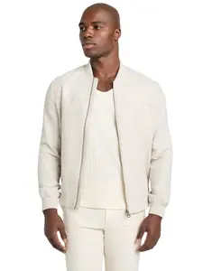 GUESS Male Eco Herringbone Flight Jacket