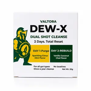 VALTORA DEW‑X – Wormwood, Papaya Seed, 2-Day Unwanted Guest Purge & Gut Reset Organic Natural Supplement